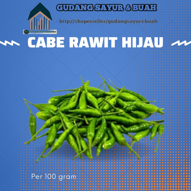 

CABE RAWIT HIJAU 100 GR