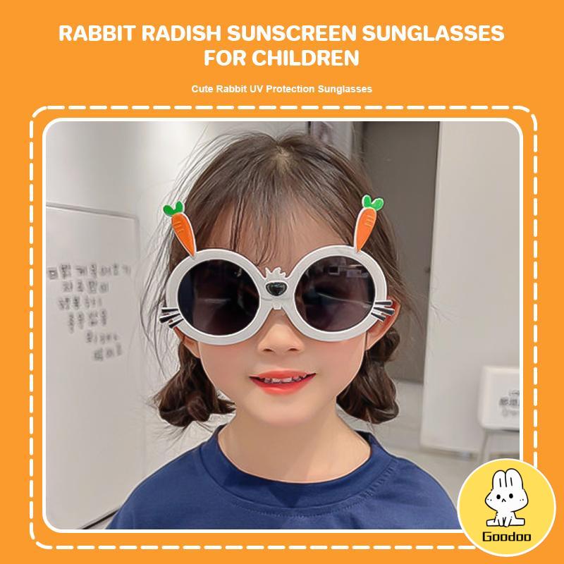 Kacamata Hitam Kartun Telinga Kelinci Lucu Warna-Warni Sunglasses Untuk Anak -Doo