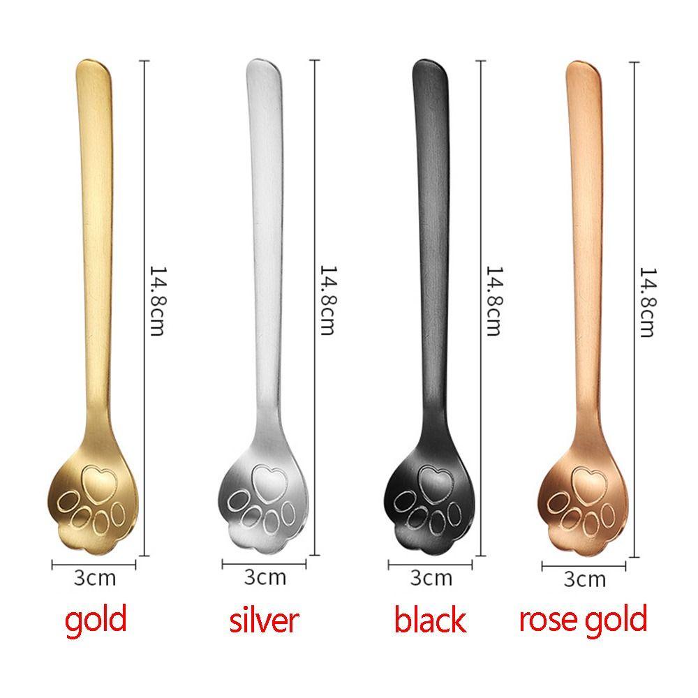 Solighter Stirring Spoon Sendok Dessert Kopi Stainless Steel Tahan Lama Lucu