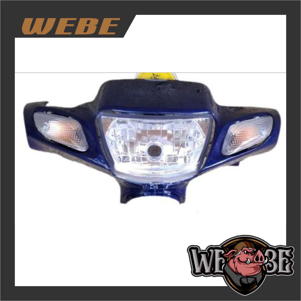 batok f1zr / batok depan fiz r set lampu warna BIRU