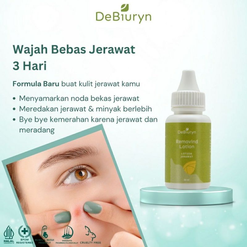 DeBiuryn removind lotion lotion anti jerawat