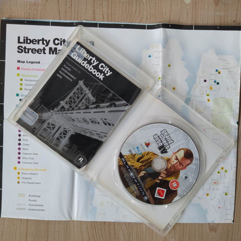 PS3 BD KASET GTA 4 / IV / GRAND THEFT AUTO IV Original