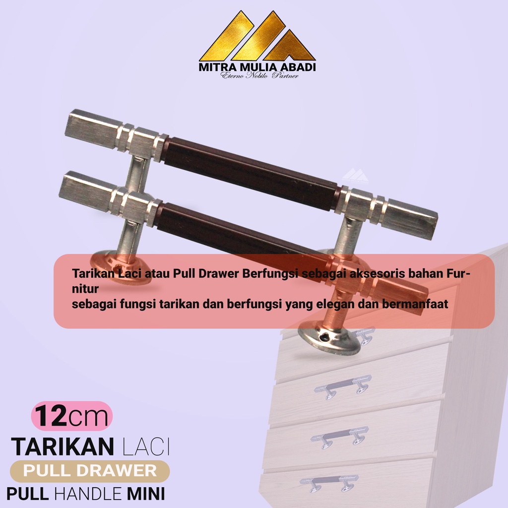 Tarikan Laci Drawer Pull Mini 12cm Modern Minimalis