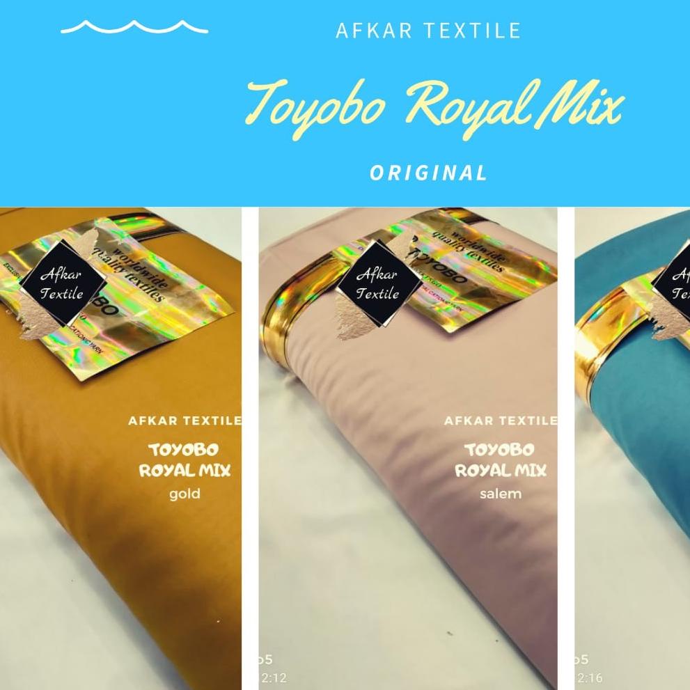 GROSIR_JAKARTA [TERMURAH] KAIN KATUN TOYOBO ROYAL MIX QD / Royalmix Premium Import
