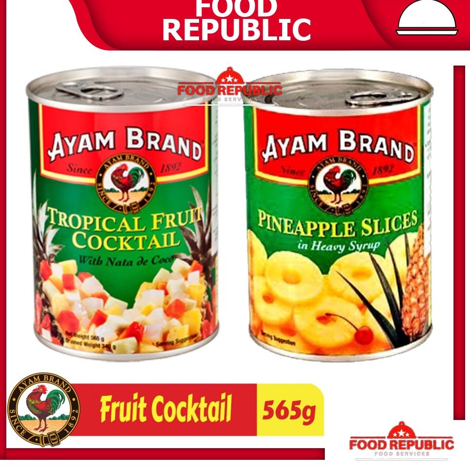

STAR AYAM BRAND FRUIT 565 GR TROPICAL COCKTAIL / PINEAPPLE NANAS SLICE