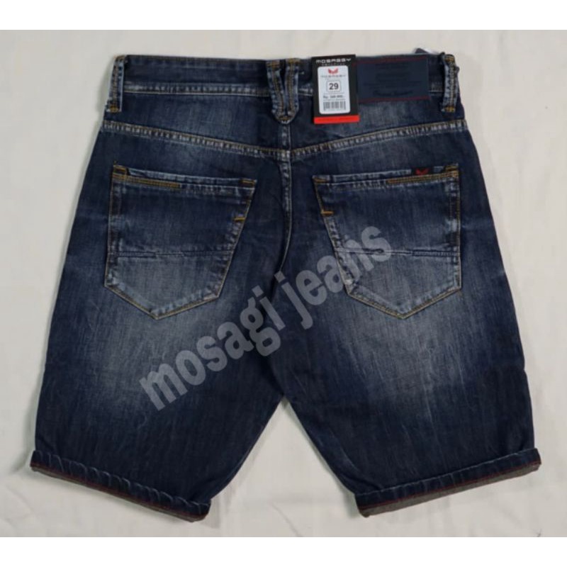 CELANA JEANS PENDEK PRIA MOSAGGY SOBEK PREMIUM