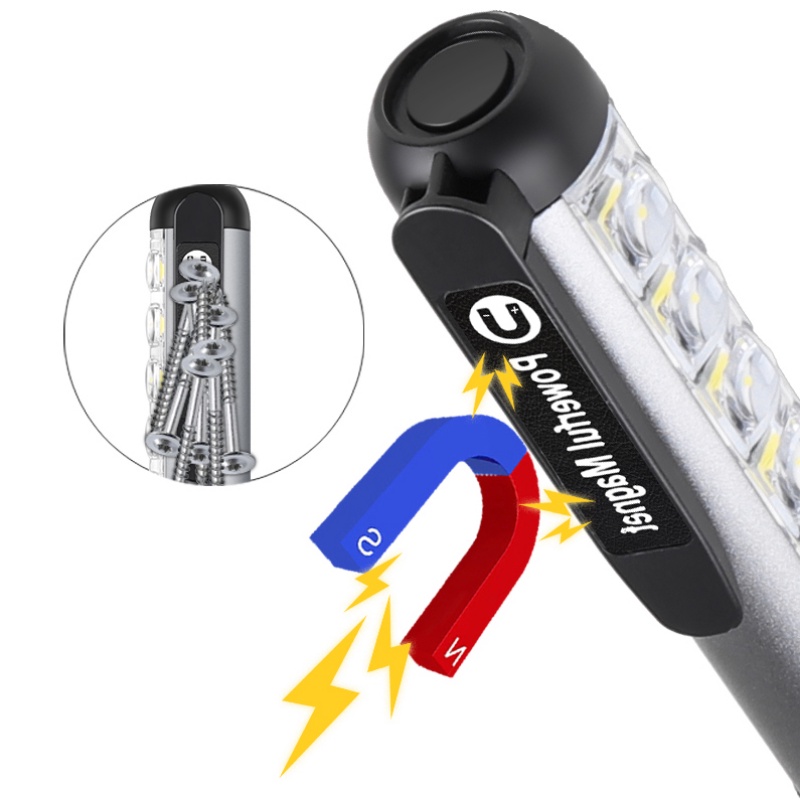 Lampu Anti Air Portabel Senter USB Rechargeable/Lampu Emergency Dengan Lampu Multicolor 4mode Pencahayaan Untuk Campingoutdoor