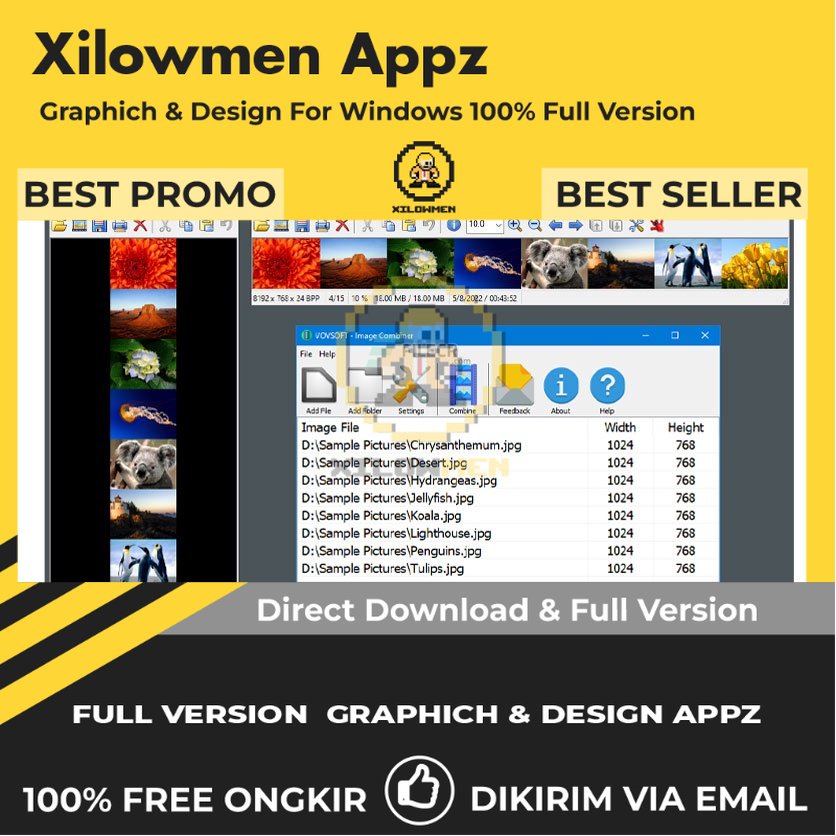 [Full Version] VovSoft Image Combiner Pro Design Graphics Lifetime Win OS