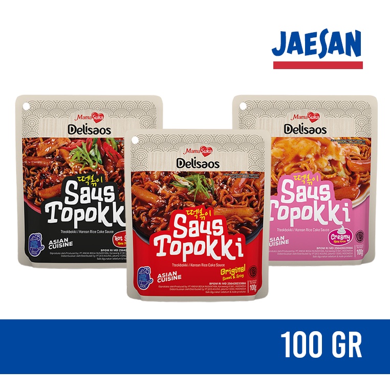 

MamaSuka Delisaos Saus Topokki Tteokbokki Halal 100g