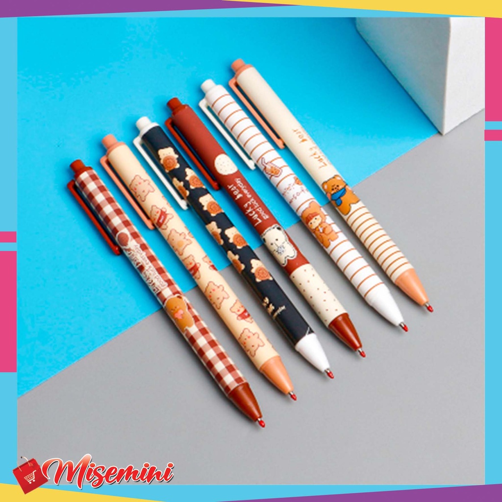 

Pulpen Gel Motif Cartoon Pulpen Pelajar Dan Kantor Pena Lucu Puru Bear 299