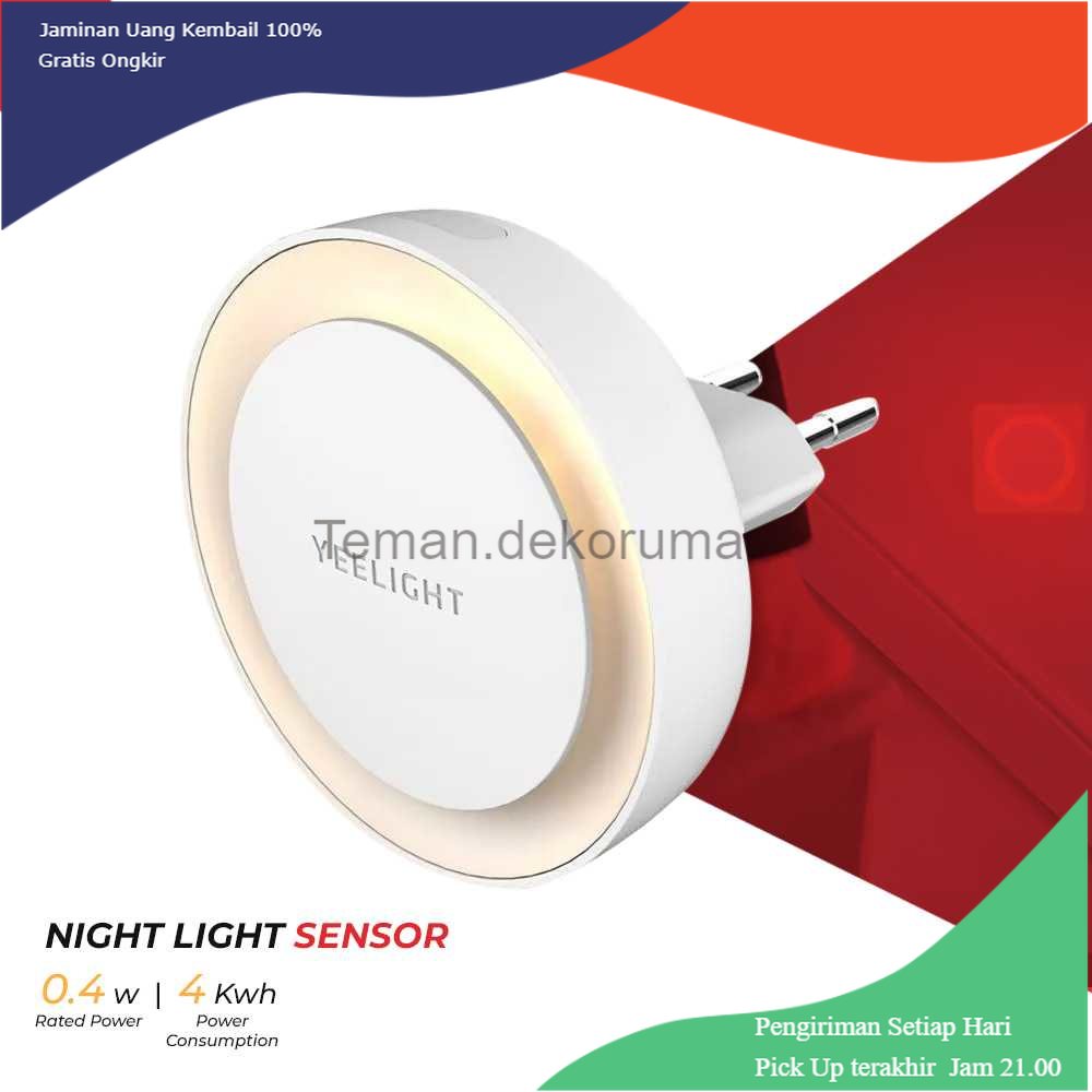 TD - LMP YEELIGHT Lampu Tidur LED EU Plug Sensor Cahaya Warm White 220V 0.4W - YLYD11YL