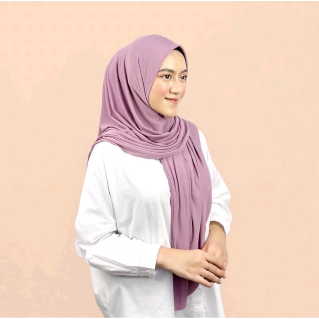 Jilbab Instan Jersey Segitiga jersey premium