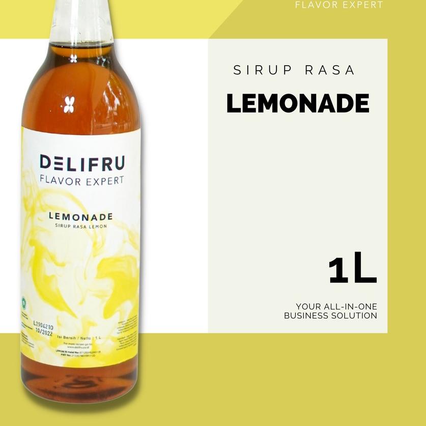 

♕ de Syrup Delifru 1 Liter - Sirup Lemon Premium ☛