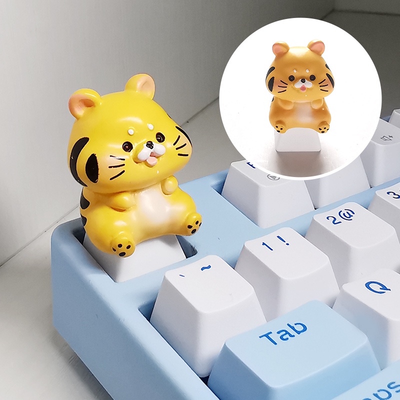 Zodiak Unik Keycap Keyboard Mekanik Standar Penggunaan Gadis Merah Muda Lucu Atribut Tiga Dimensi Lampu Tusuk Tunggal Dekorasi Tran