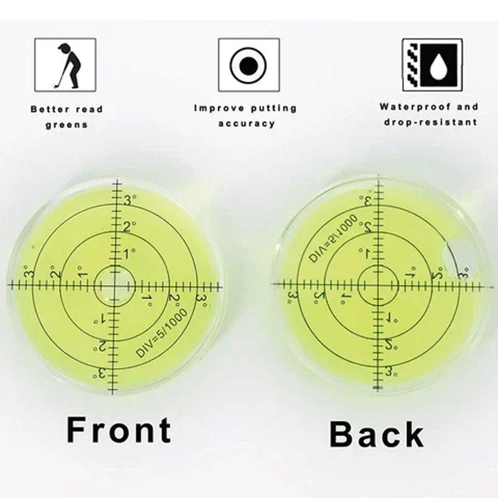 Pineapple Circular Bubble Level Reader Universal Pro Putt Green Reader Alat Ukur