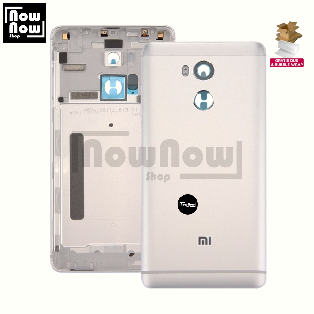 Backdoor Tutup Belakang Baterai Xiaomi Redmi 4 PRIME / 4 PRO Backcover Back Casing Housing Cover Belakang Back Case Panel Replacement