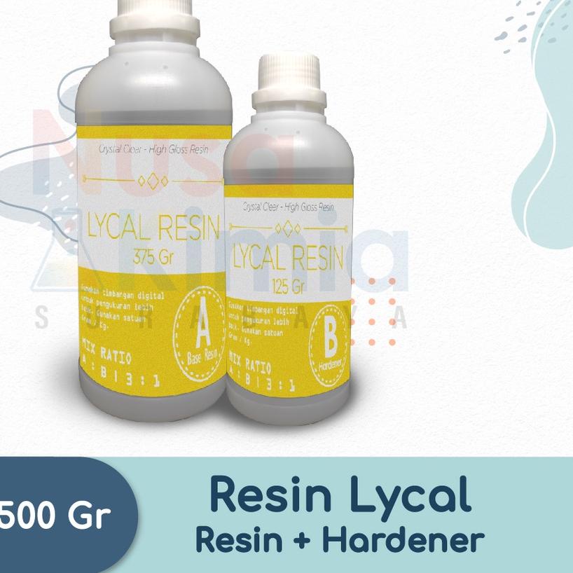► Resin Bening Lycal Keras  Gram ℗