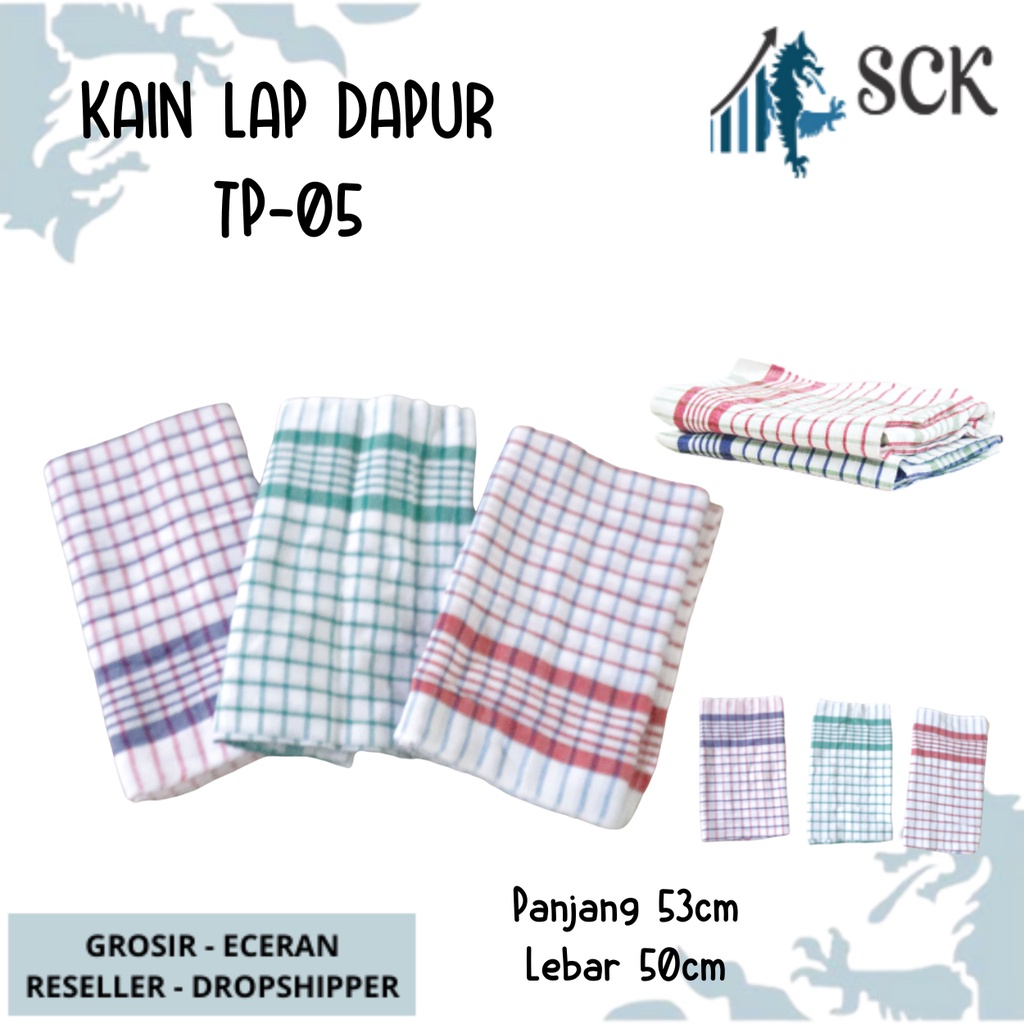 [ISI 3] SERBET TP-05 / KAIN LAP DAPUR / SERBET / LAP CAP TP05