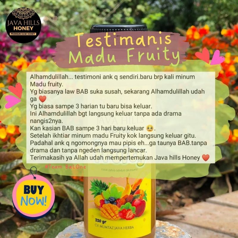 

Classica2106 Madu Fruity Buah Sehat Java Hills Honey 320Gr