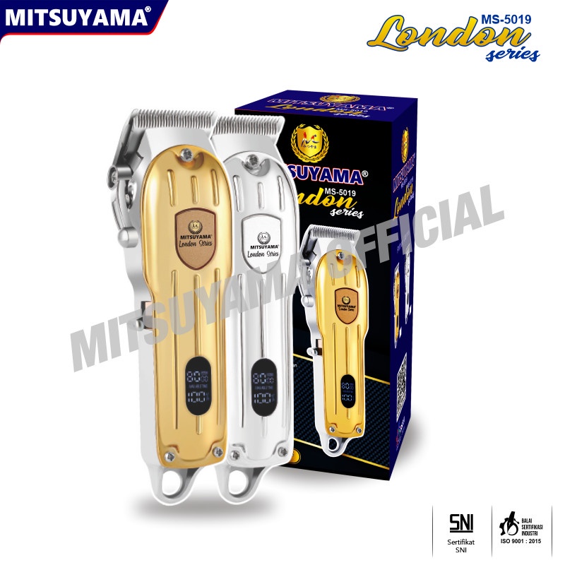 Barangunik2021 -Alat Cukur Rambut Cas Portable Hair Clipper Mitsuyama MS-5019 London