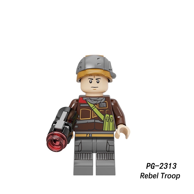 Star Wars Series Snowstorm White Soldier Rebel Army Commander Rakitan Blok Bangunan Angka Mainan Anak