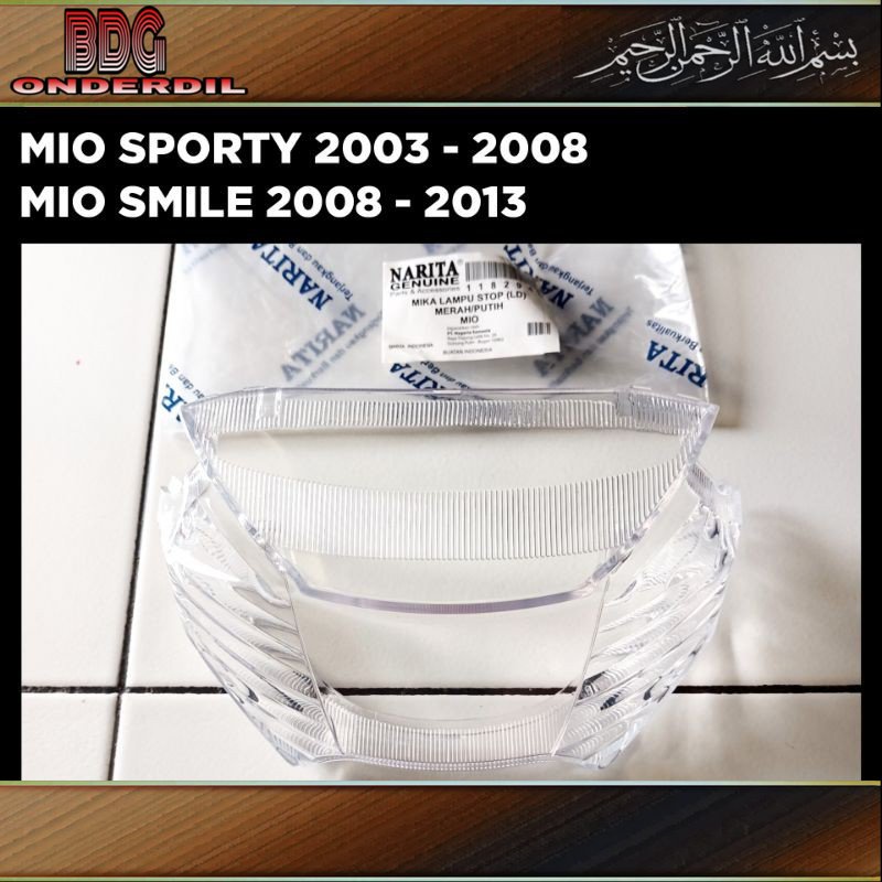 Mika Sen belakang Mio Sporty Smile 2003 2004 2005 2006 2008 2009 2010 2011 Sein Putih Stop lampu