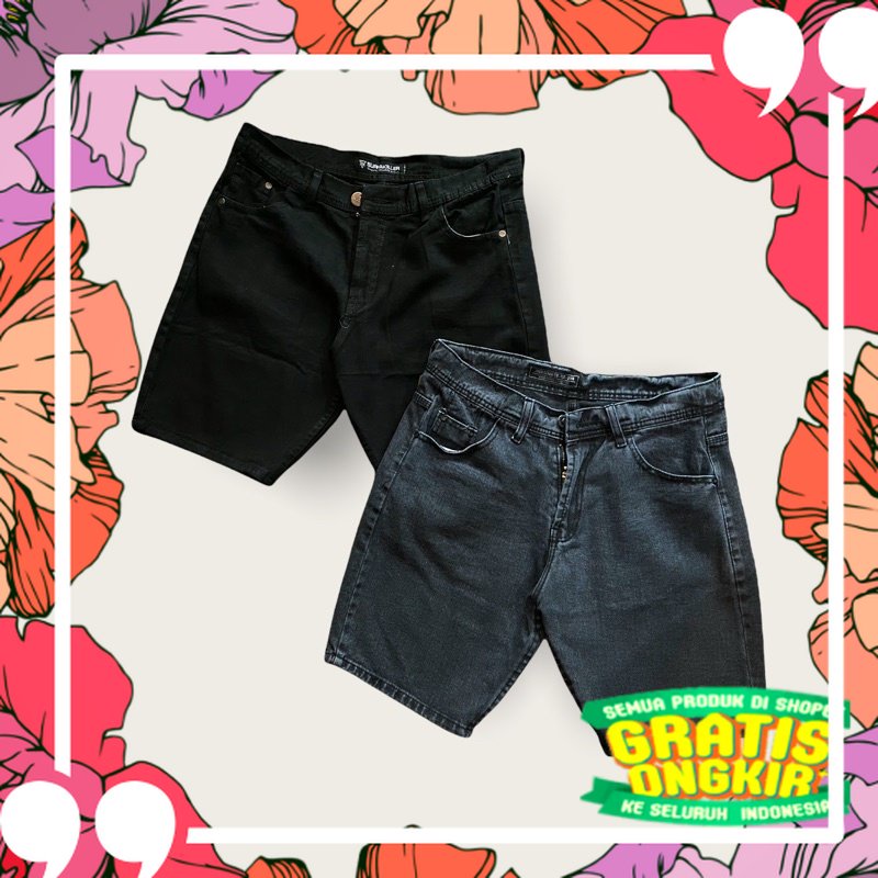 Surfakiller Shortpant Jeans / dongker wash