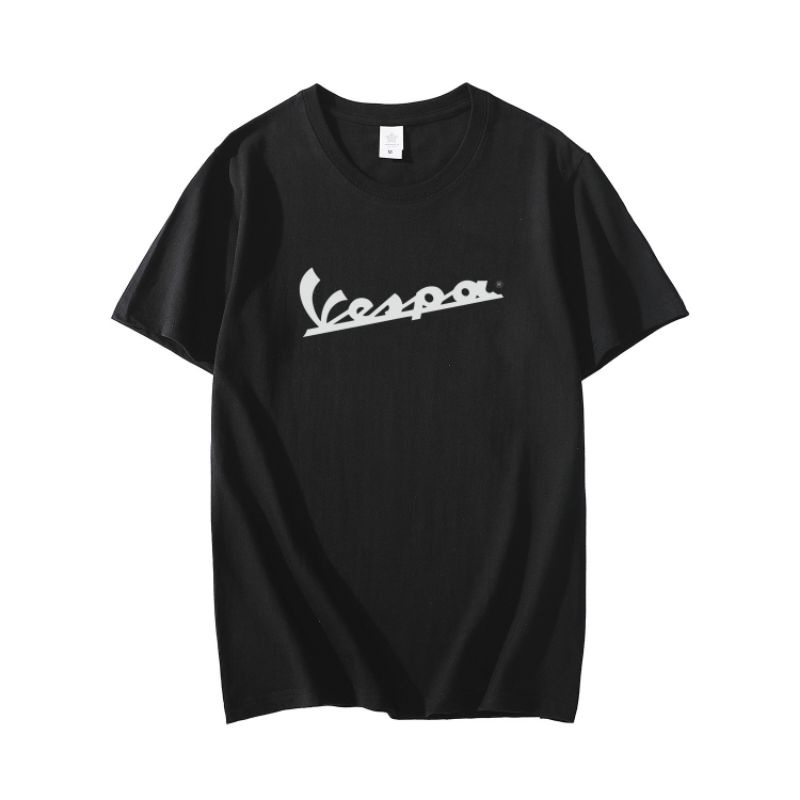 Kaos Pria Vespa Baju Oblong Cowok Cewek Pakaian Atasan Pria Lengan Pendek Tshirt Cod