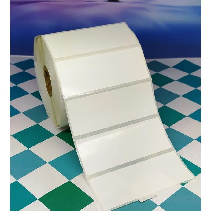 

LABEL STIKER Semicoated BARCODE 80 X 30 MM 1000Pc STICKER ETIKET 80x30