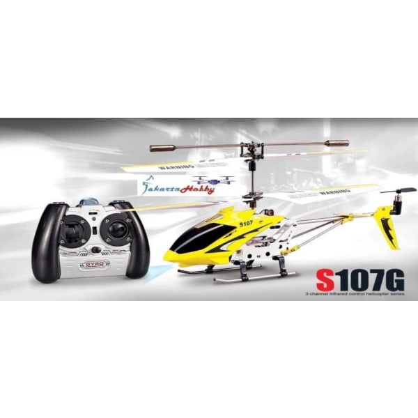 

Unik RC Helicopter Syma S107G 3.5CH Mini Helicopter Ready To Fly - Kuning Diskon