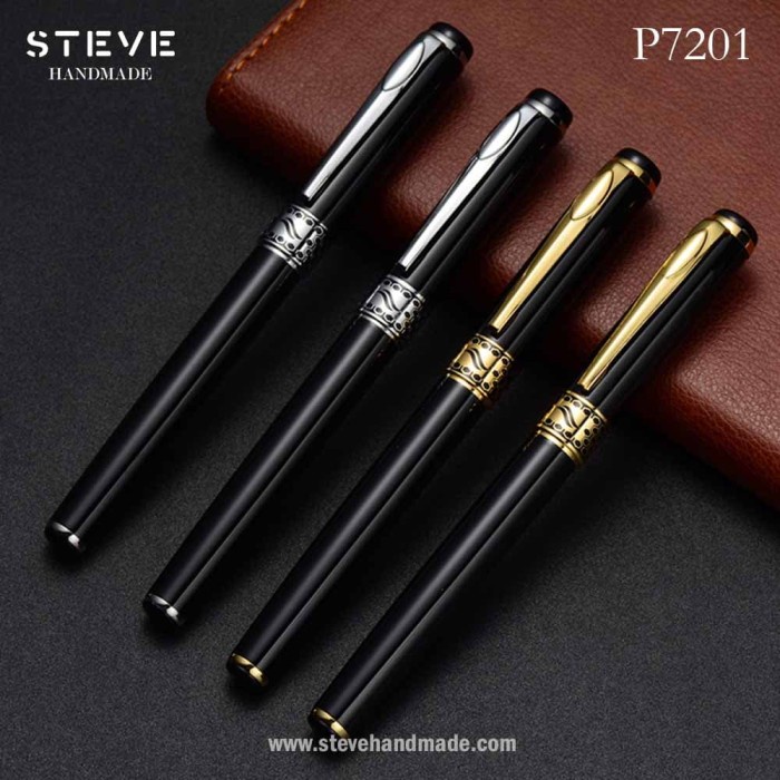 

BISA COD Pena Ballpoint Bolpen Bolpoin Pulpen Rollerball Pen Steve P7201 Custom