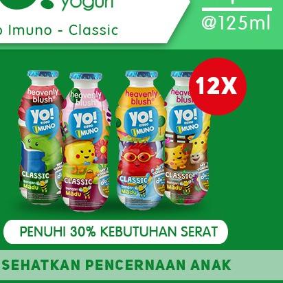 

◊ Yogurt Heavenly Blush YO Kiddo Imuno Classic 12 x 125 ml ♕