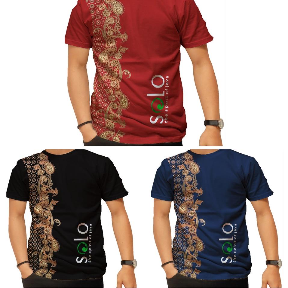 ㊠ Kaos batik murah grosir solo | oblong | kaos wisata | kaos oleh2 | kaos polos | kaung kecil ღ