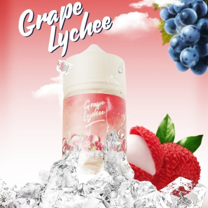 Grape Lychee (Grape Lychee with Ice) 60ML 3MG Freebase