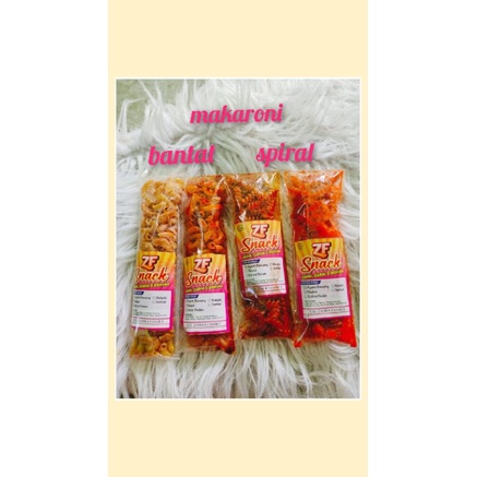 

snack makaroni bantat/spiral 10rb 5pcs