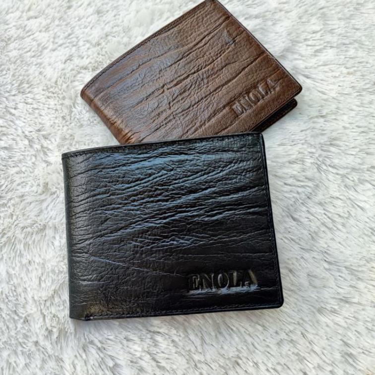 S81 ENOLA Dompet Pria Kulit Asli+Box Dompet Kulit Laki Lipat 3409 Original BEST RATING ㅫ