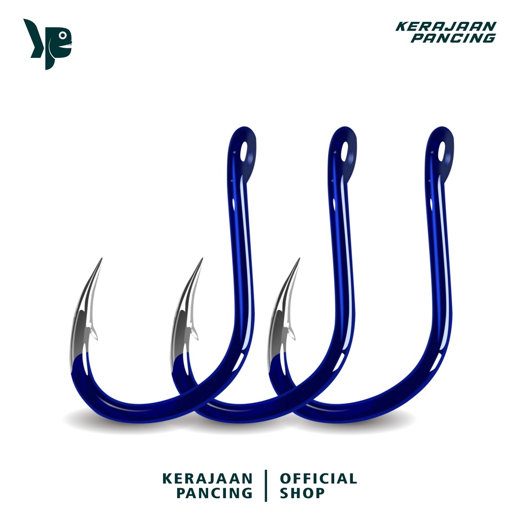 KERAJAAN PANCING - Kail Pancing (KAIL TYPE KECIL) Premium Warna Biru isi 10pcs/pack Kail Pancing Baj