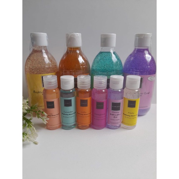 COD - Scarlett mini shower scrub sabun mandi scarlett mini| scarlett body lotion | scarlett mini