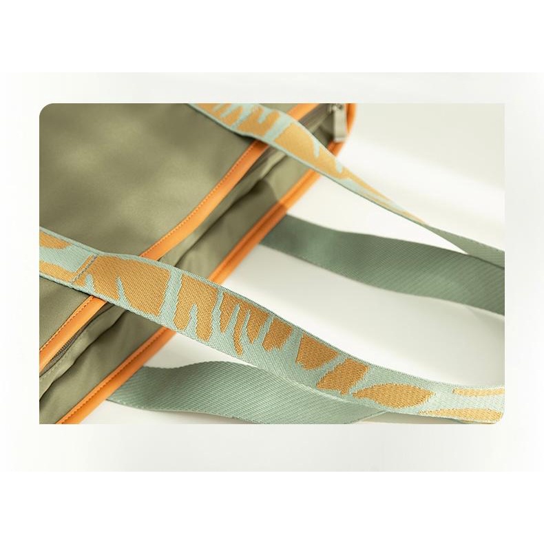 Tas Laptop Macbook Jinjing Designer Canvas Shoulder Strap Size 14 15 16 inch