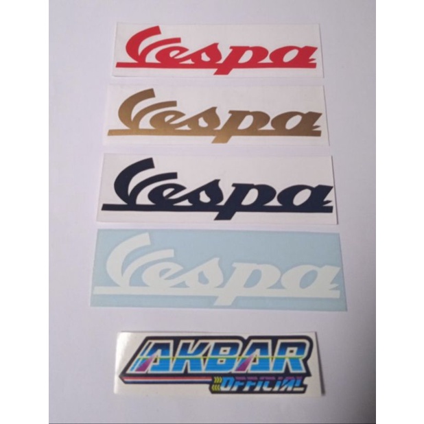 stiker cutting vespa