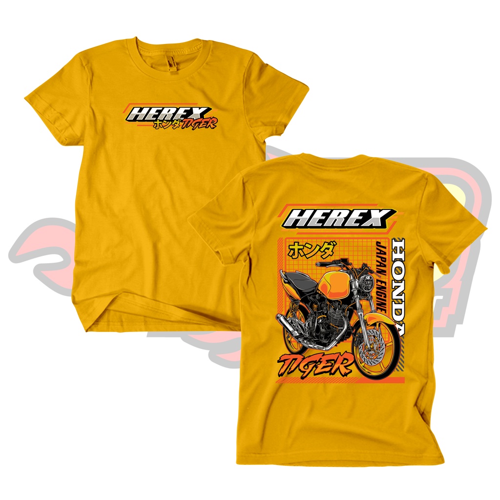 Kaos Racing Distro Tiger Herex Oren Katun Combed