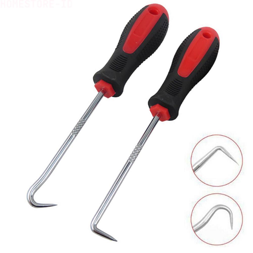 2pcs Set Car Pick &amp; Hook Alat O Ring Oil Seal Gasket Puller Remover Hand Tools