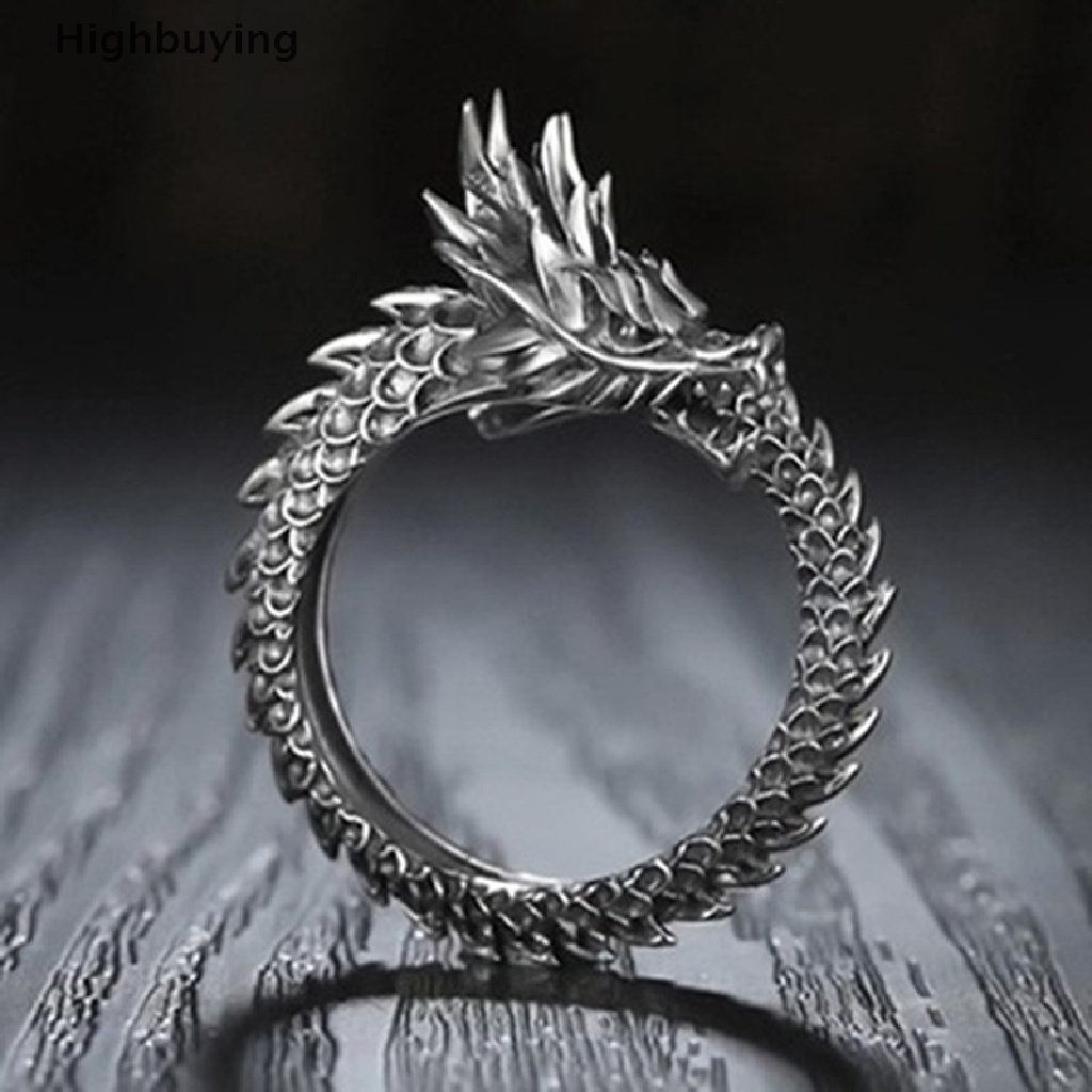 Hbid Halloween Horror Cincin Naga Cakar Cincin Gothic Gelap Punk Assertive Cincin Hadiah Glory