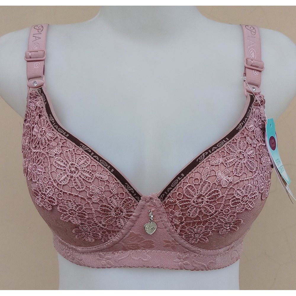 BRA PIAOLI 8898 uk 36 - 46 / Push Up Bra / BH Busa / BH Kawat kancing 3 Cup B TOKO KEANULOVA