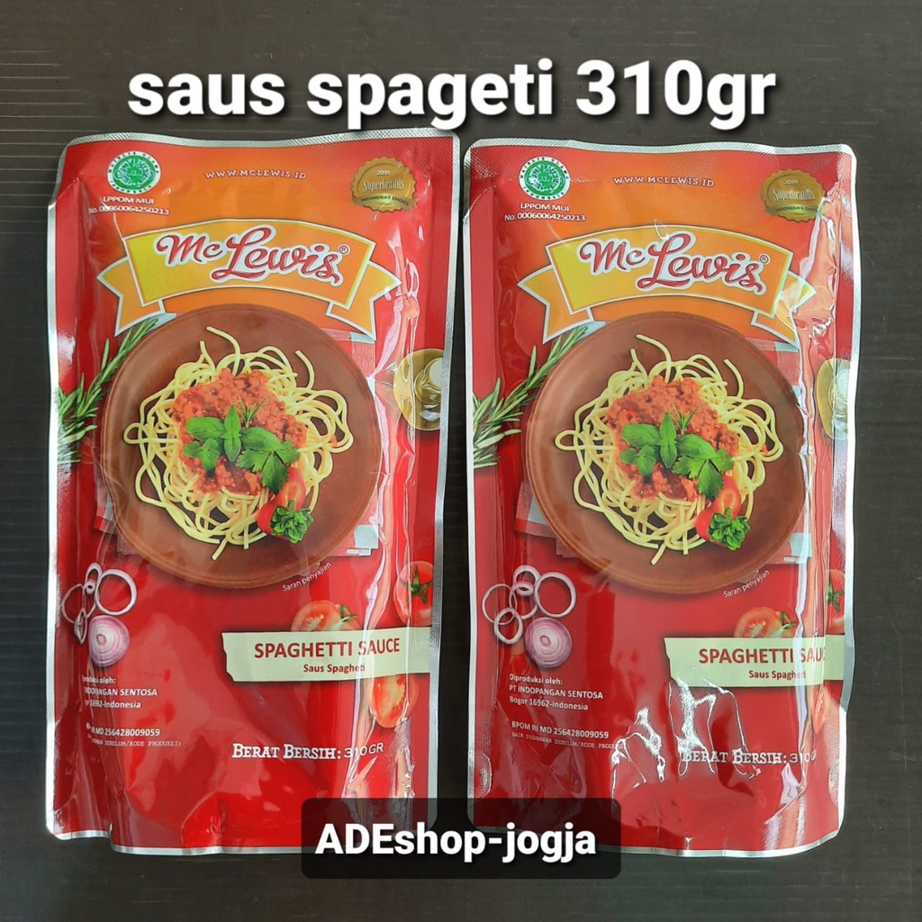 

saus saos spageti spaghetti mc lewis mclewis 330 gr