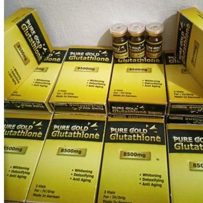 Super Keren ECER PURE GLUTATHIONE 8500MG ECER PURE GOLD  PURE GLUTATIONE GOLD 1 VIAL PURE GOLD 8500 