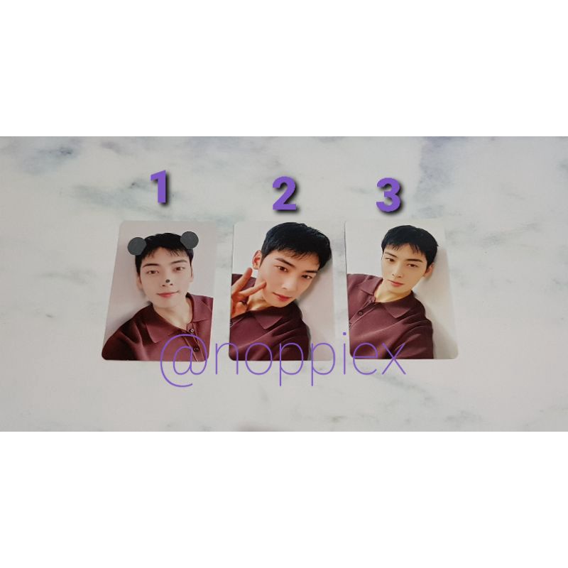 Photocard ASTRO Cha Eun Woo official switch on wonderwall