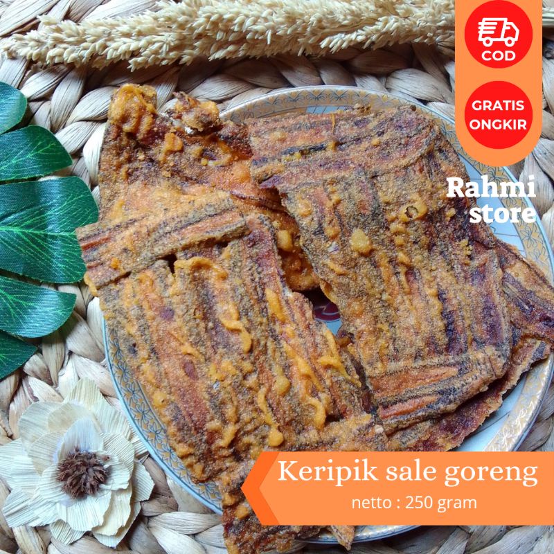 

(250 GRAM) PISANG SALE GORENG | KERIPIK SALE GORENG | PISANG RAKET | ACEH