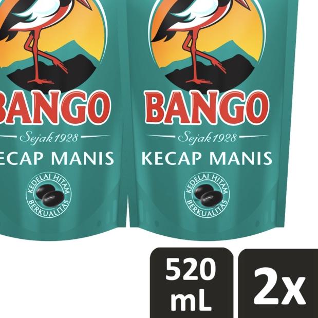 

➾ Bango Kecap Manis Soy Sauce Refill Terbuat Dari 4 Bahan Alami Berkualitas 520Mlx2 ❋