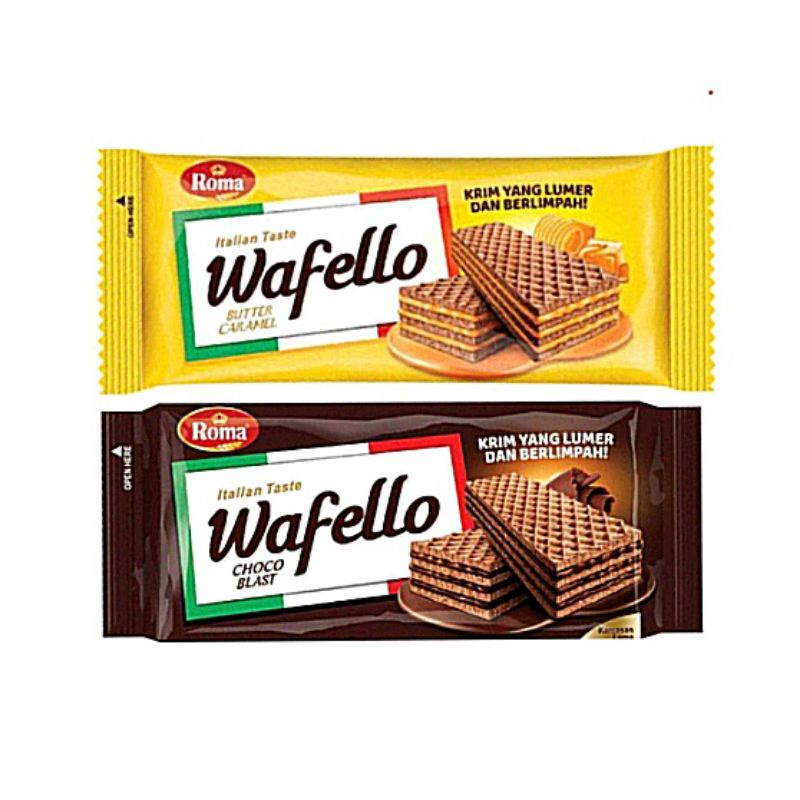 

Roma Wafello Wafer 17gr - 1 pak isi 10pcs